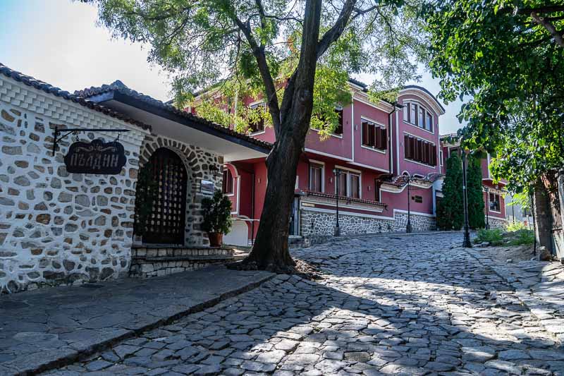 Old Town Plovdiv Street Scene