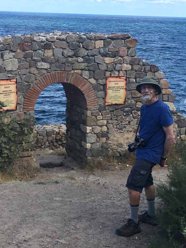 Michael at Northern Tower with Entrance to theFortress of Sozopol