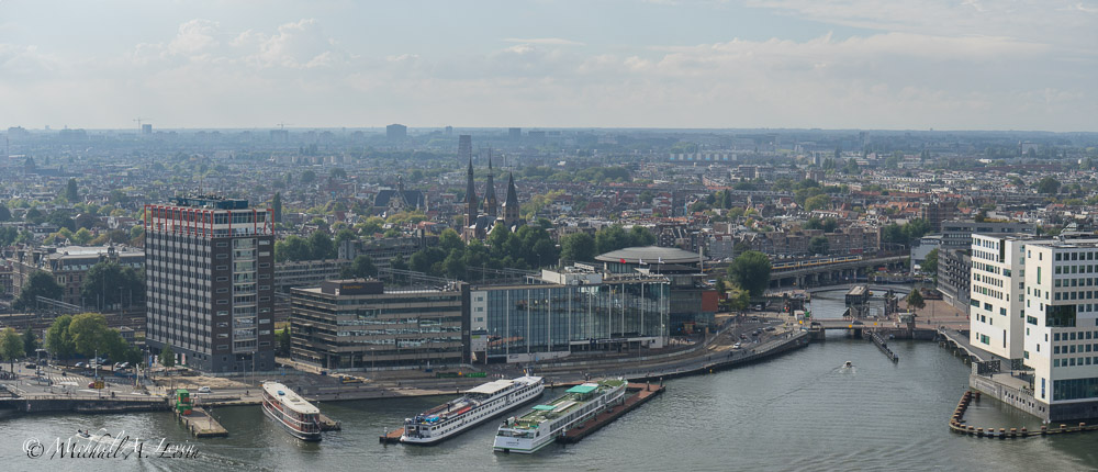 Amsterdam Panarama along the North Sea Canal