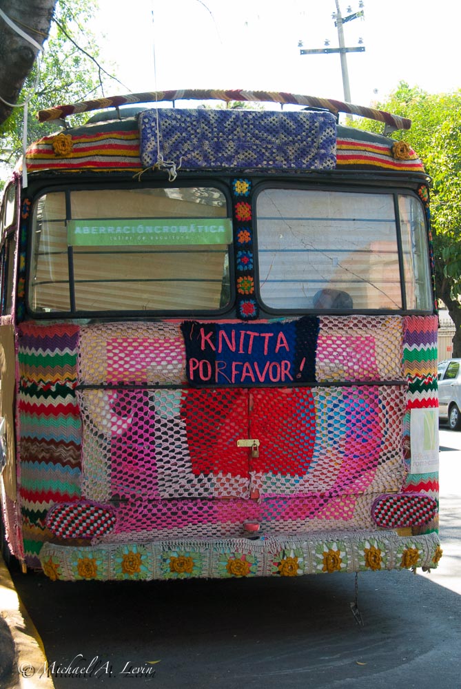 Knitted Bus