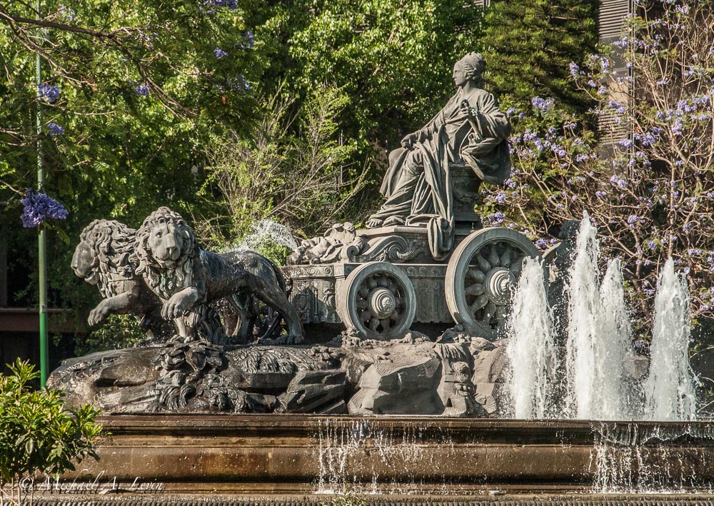 Cibeles fountain replica in Mexico City