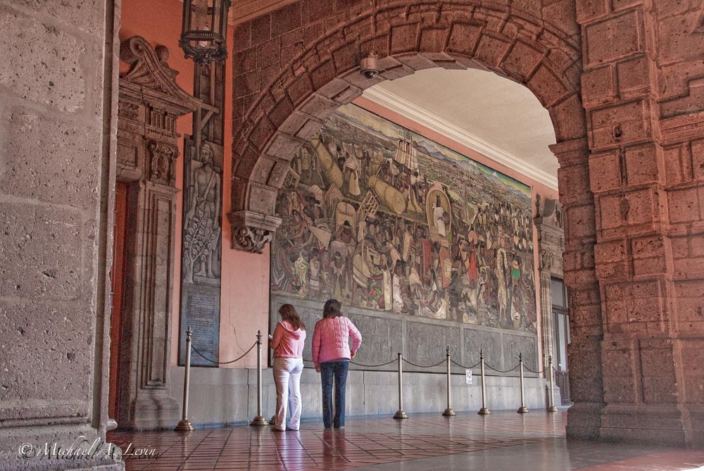 Corridor Murals by Diego Rivera
