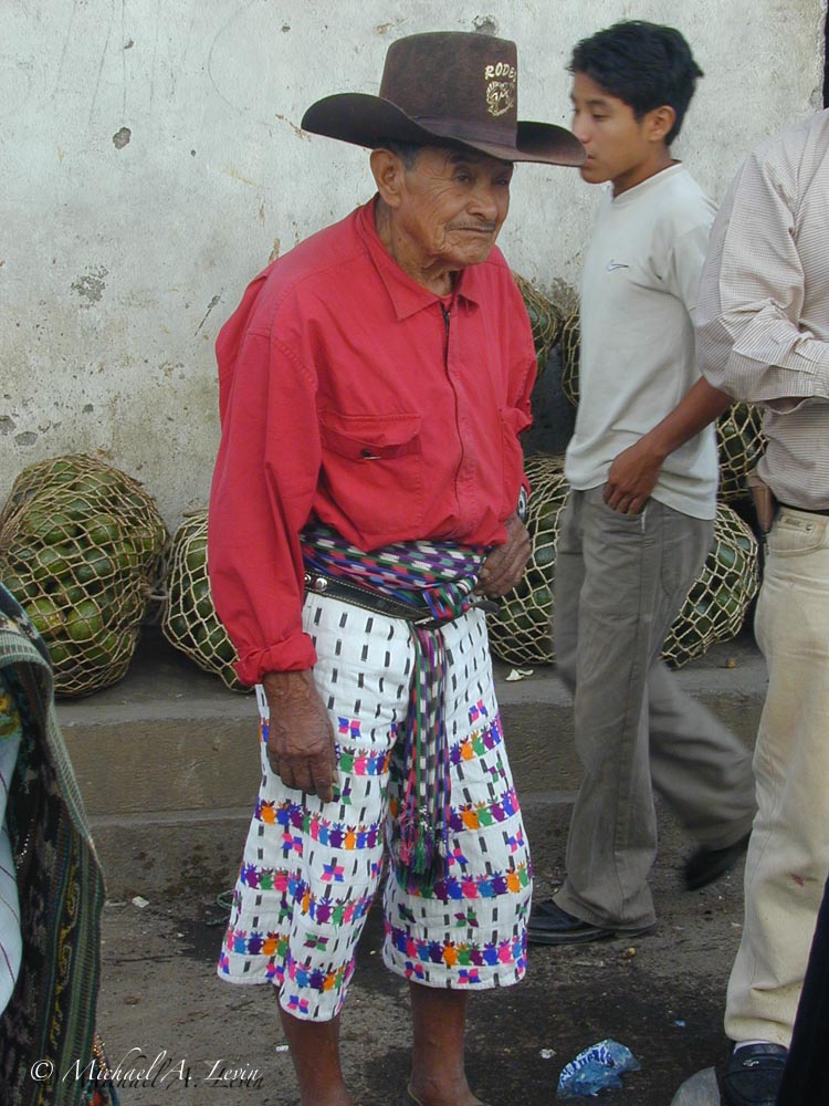 Santiago Atitlán Man in Traditional Dress