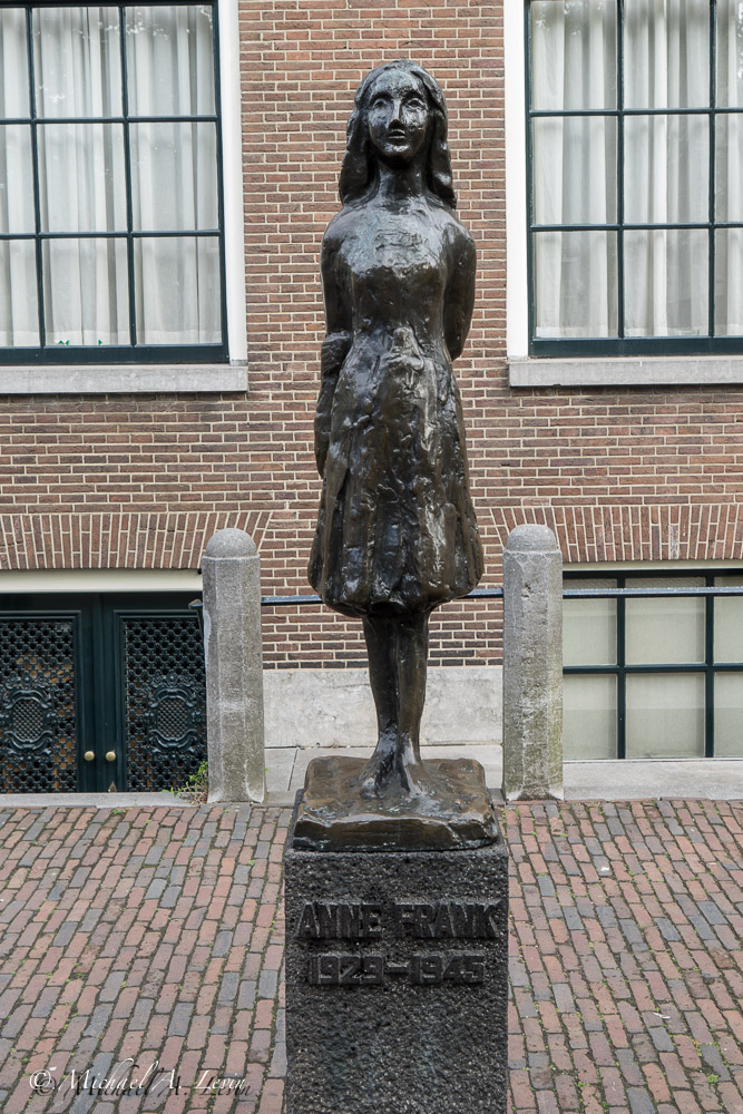 Anne Frank Memorial Sculpture