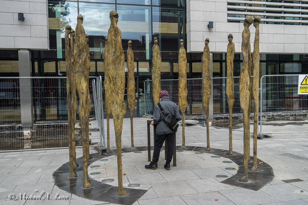 Sculpture Memorializing the Leaders of the 1916 Rising who were hung at Dublin Prison